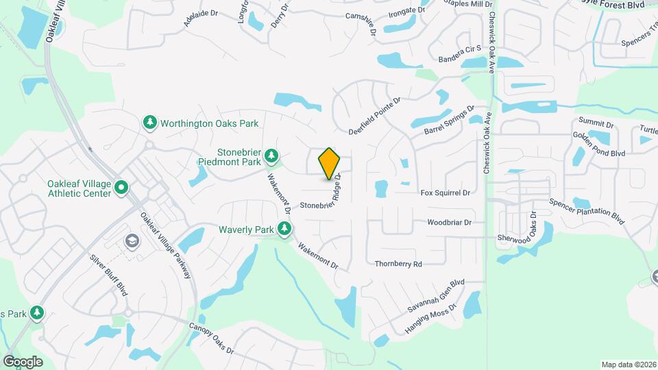 3016 Stonewood Way Map and Location Details