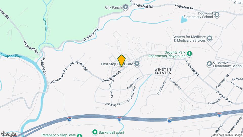 7852 Johnnycake Rd Mapa y Detalles de la Ubicación