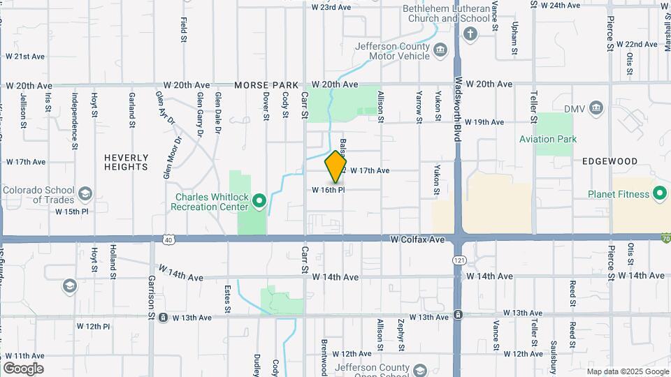8217 W 16th Pl Map and Location Details