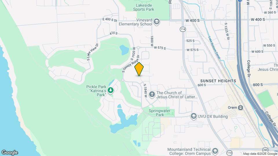 772 S 1840 W Map and Location Details