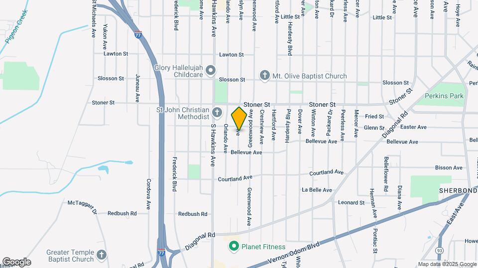1235 Roslyn Ave, Unit 1235 Map and Location Details