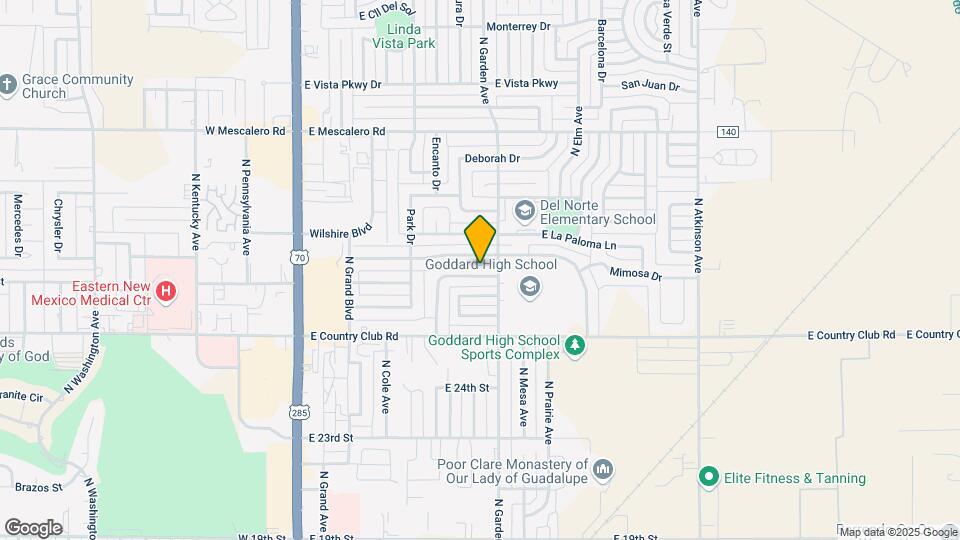 613 Mimosa Dr Map and Location Details