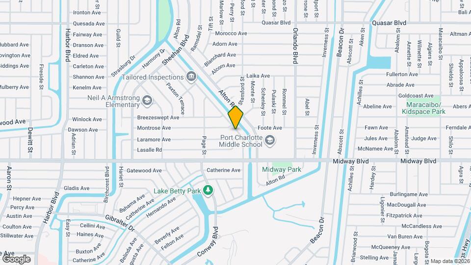 1633 Hayworth Rd Map and Location Details