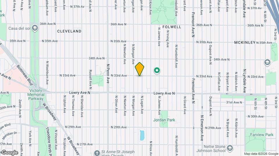 3255 N Logan Ave Map and Location Details