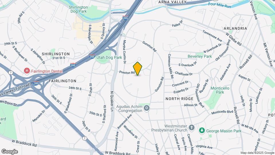 1646 Preston Rd Map and Location Details