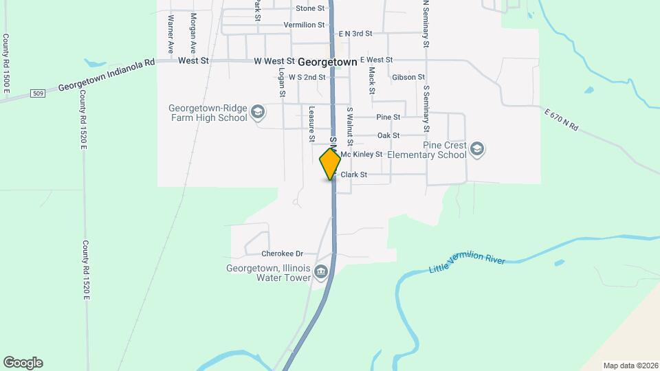 604 S Main St Map and Location Details