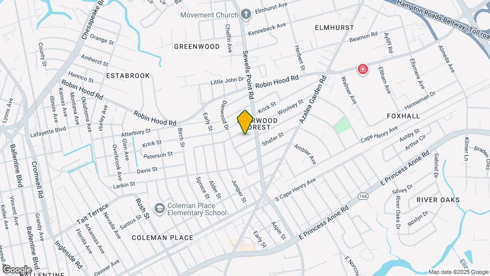 4724 Bruce St Map and Location Details