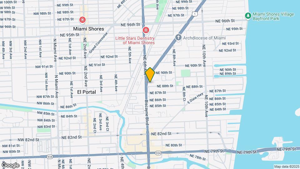 619 NE 88th St Map and Location Details