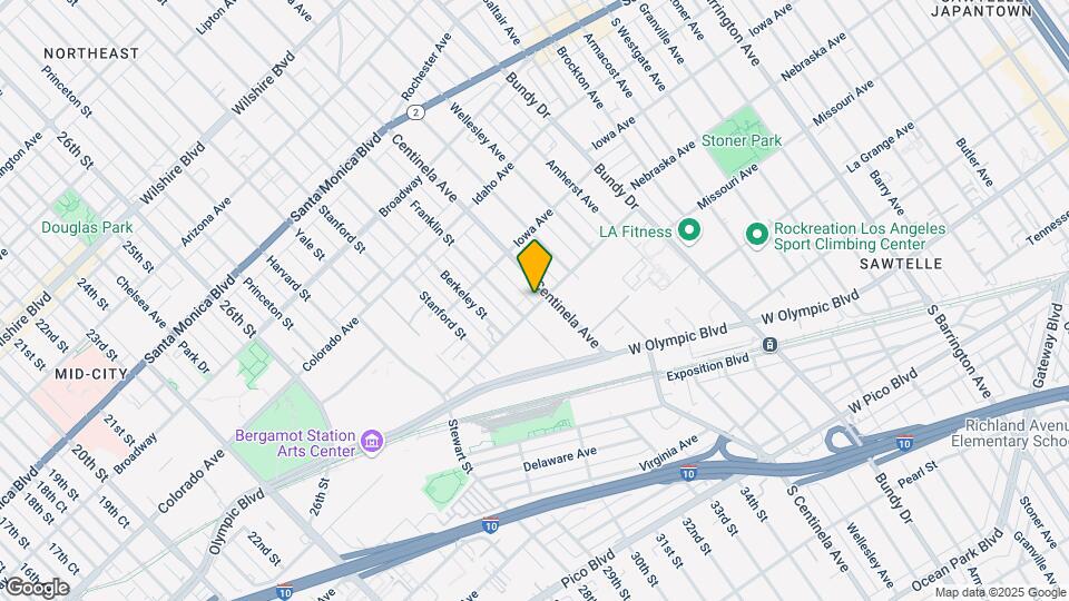 1759 Centinela Ave Mapa y Detalles de la Ubicación