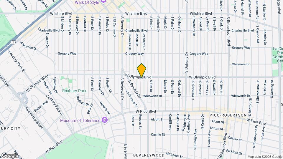 9366 W Olympic Blvd Mapa y Detalles de la Ubicación