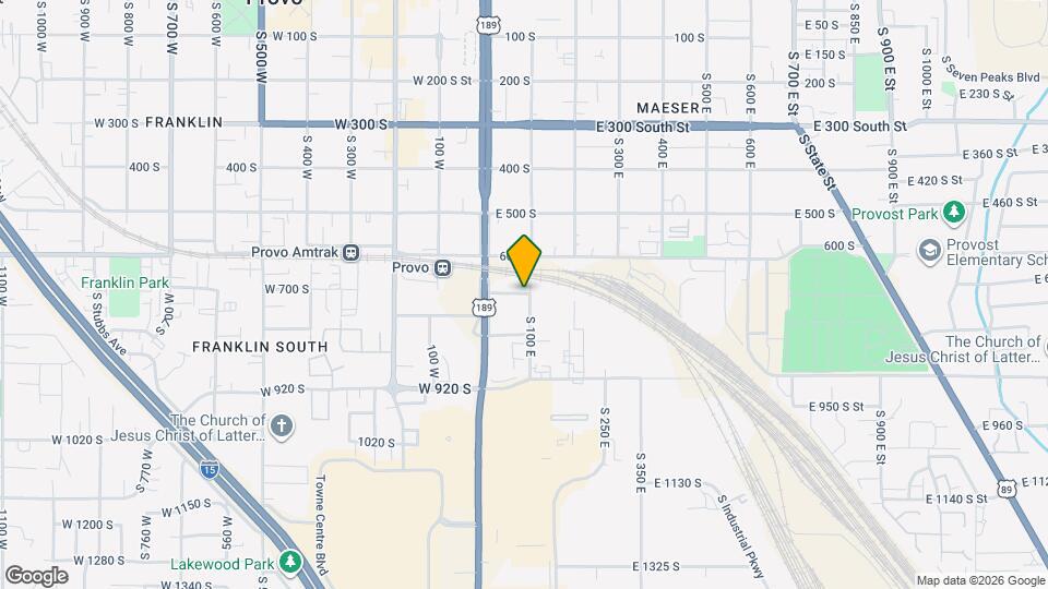 94 S 700 E St Map and Location Details