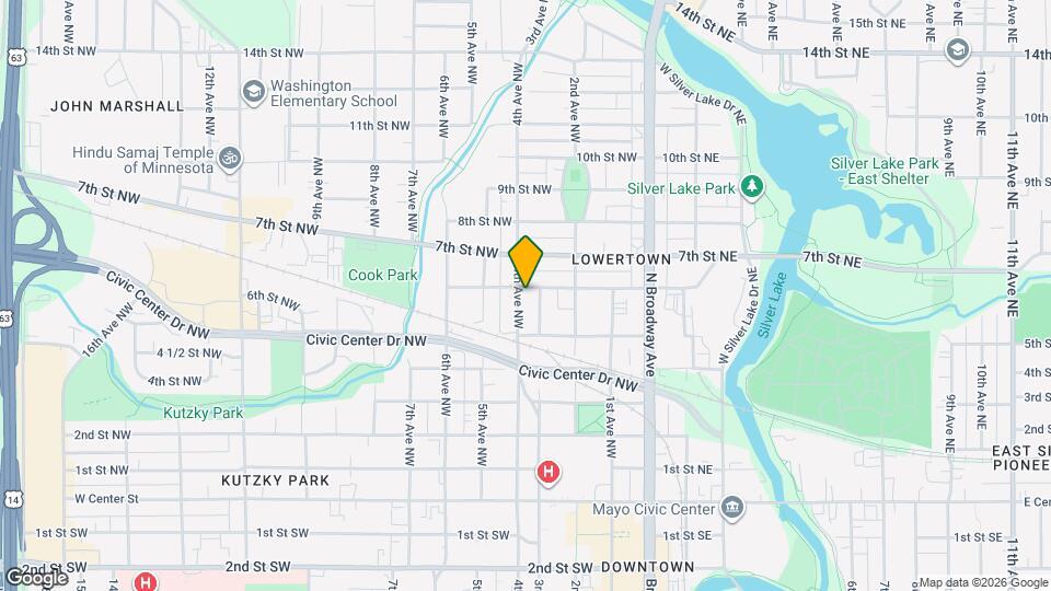 538 4th Ave NW Map and Location Details