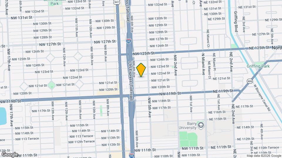 545 NW 121st St Map and Location Details