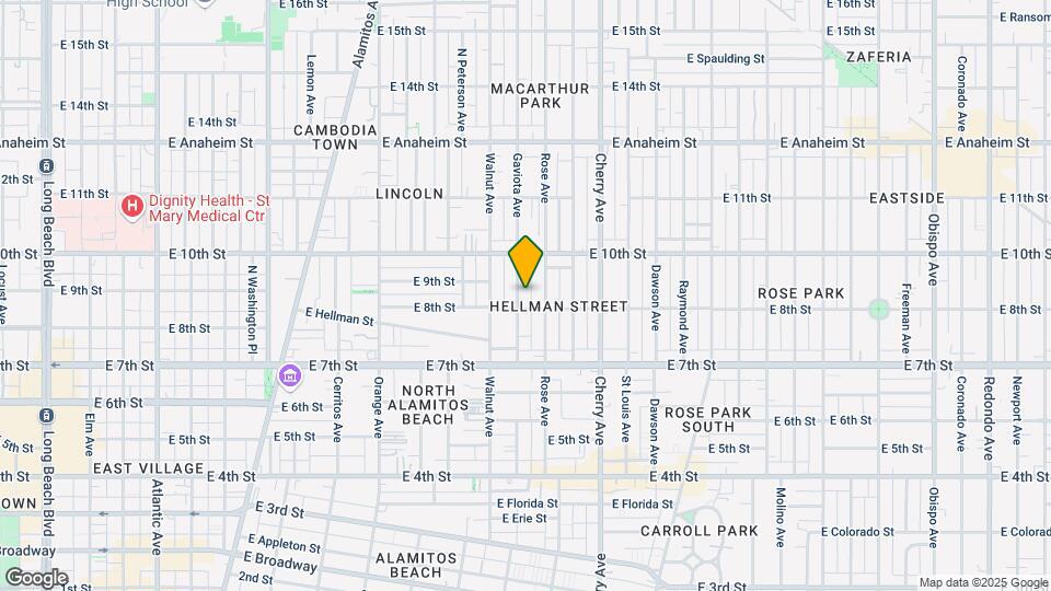 818 Gaviota Ave Map and Location Details