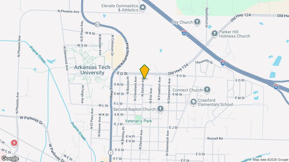 1416 N Detroit Ave Map and Location Details