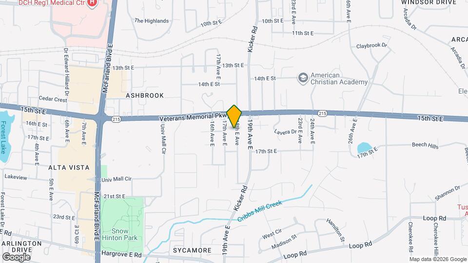 1602 18th E Ave Map and Location Details