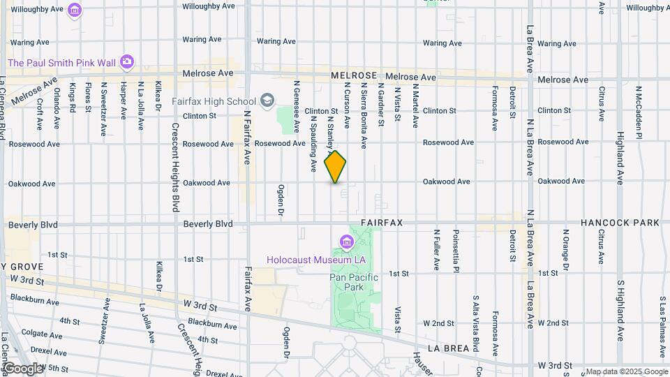 360 N Stanley Ave Map and Location Details