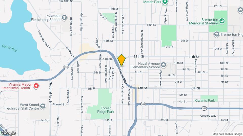 917 N Cambrian Ave Mapa y Detalles de la Ubicación