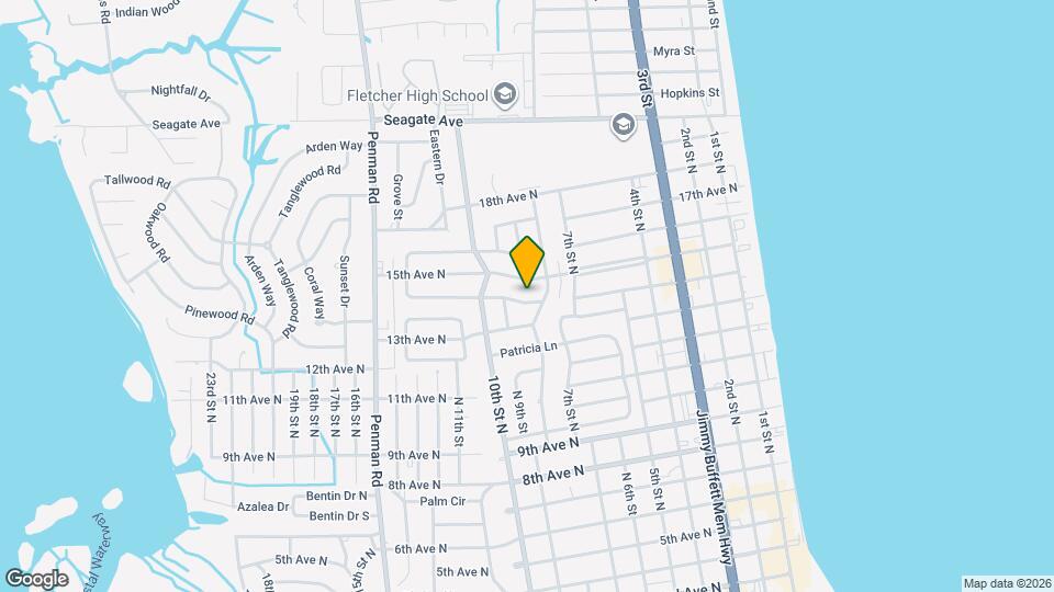 825 14th Ave N Map and Location Details