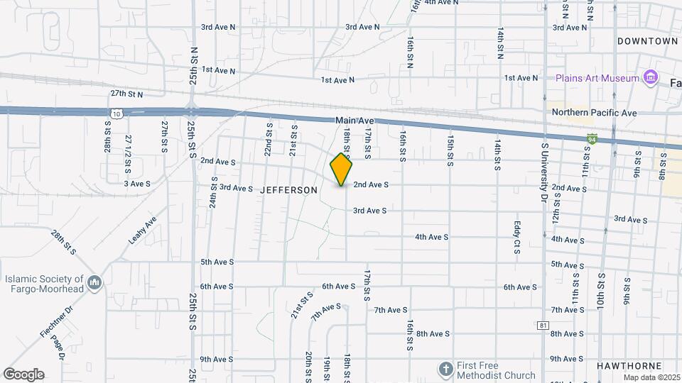 Jefferson Apartments Map and Location Details