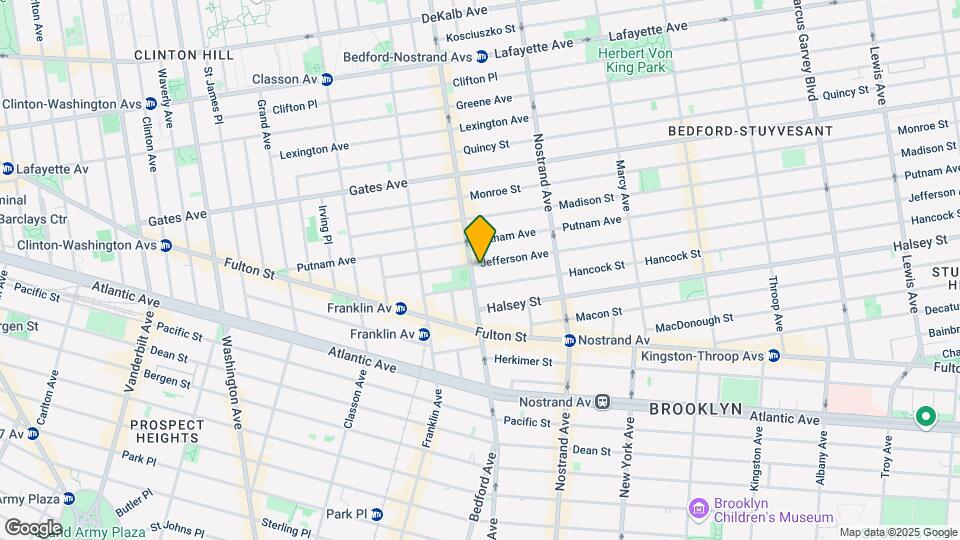 1189 Bedford Ave Map and Location Details