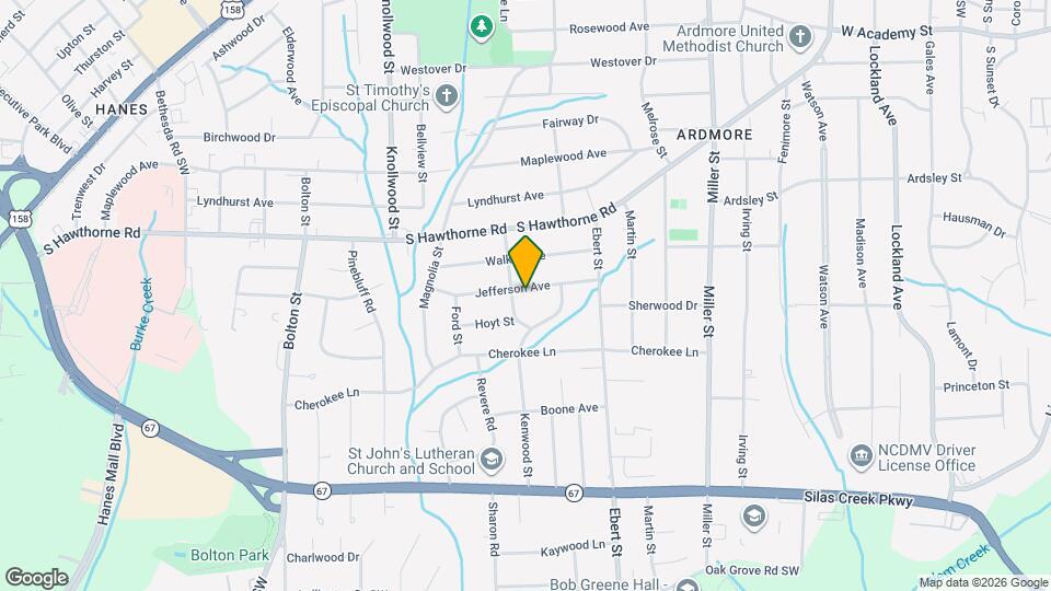 2388 Jefferson Ave Map and Location Details