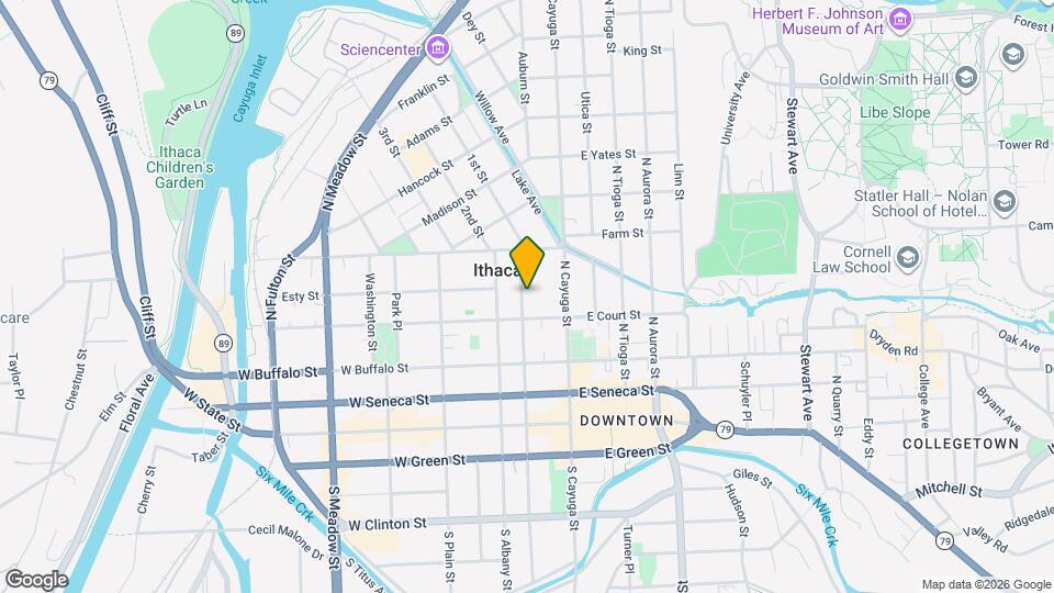 411 N Geneva St, Unit Apt 1 Map and Location Details