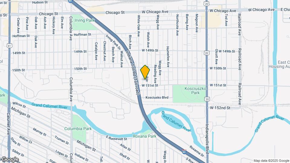 5040 Walsh Ave Map and Location Details