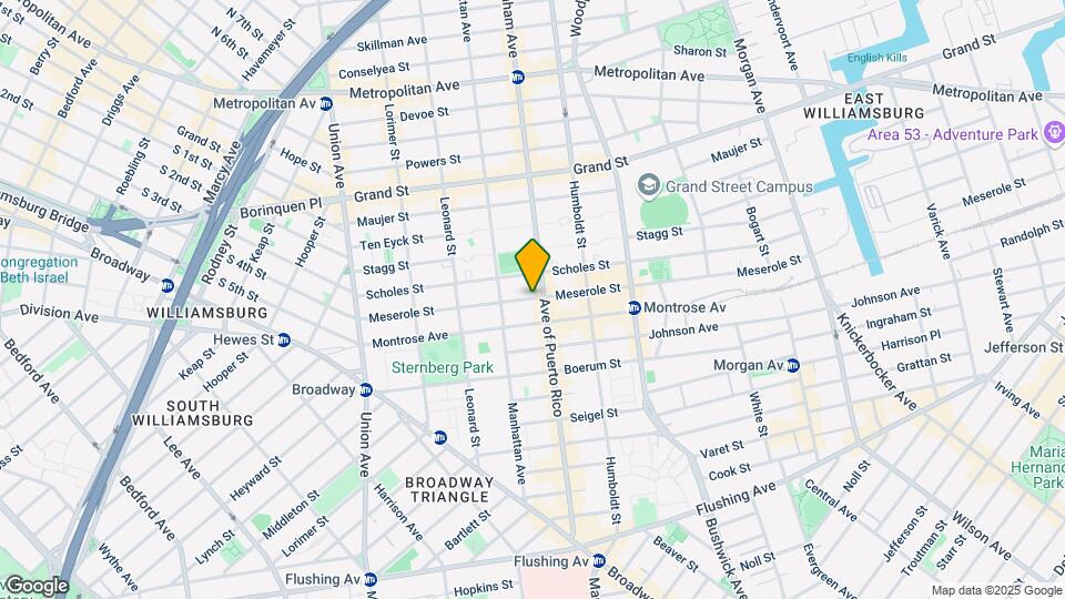 146 Meserole St, Unit 2K Map and Location Details