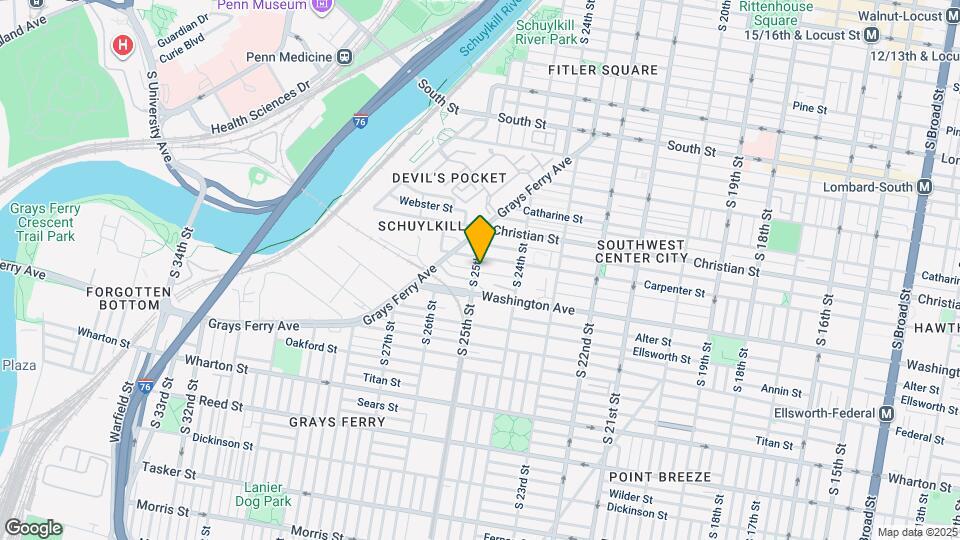 1013 S 25th St Map and Location Details