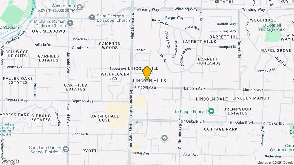 5950 Lincoln Hills Way Map and Location Details