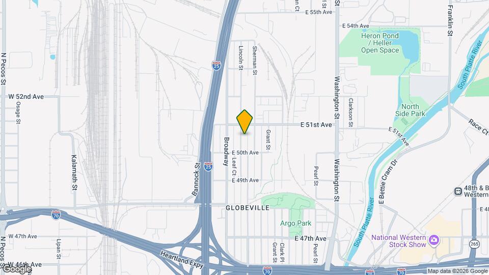 5050 Lincoln St Map and Location Details