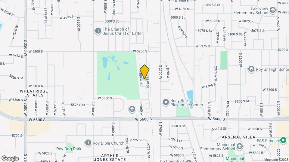 2785 W 5350 S Mapa y Detalles de la Ubicación