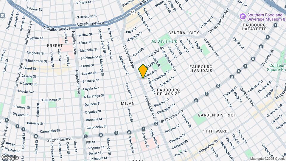 2121-2131 Louisiana Ave Map and Location Details