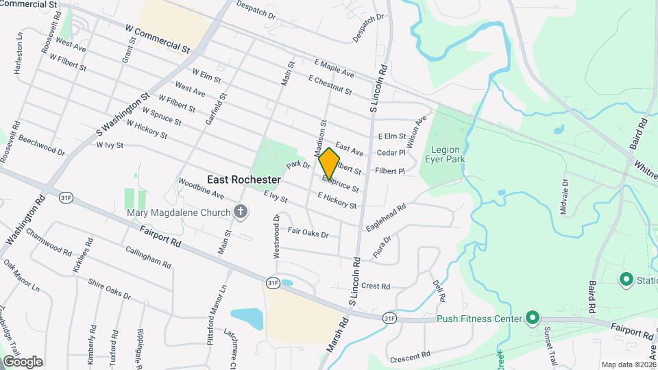 214 E Spruce St Map and Location Details