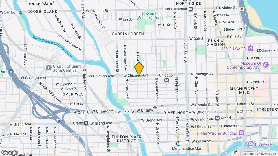 427 W Chicago Ave Map and Location Details