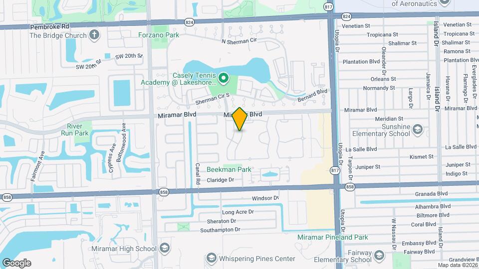 2650 SW 84th Terrace Map and Location Details