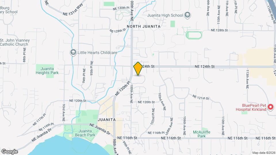 10009 NE 123rd St, Unit DA Map and Location Details