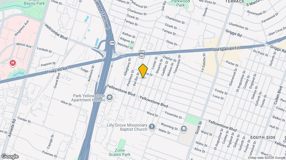 6723 Burkett St. Map and Location Details