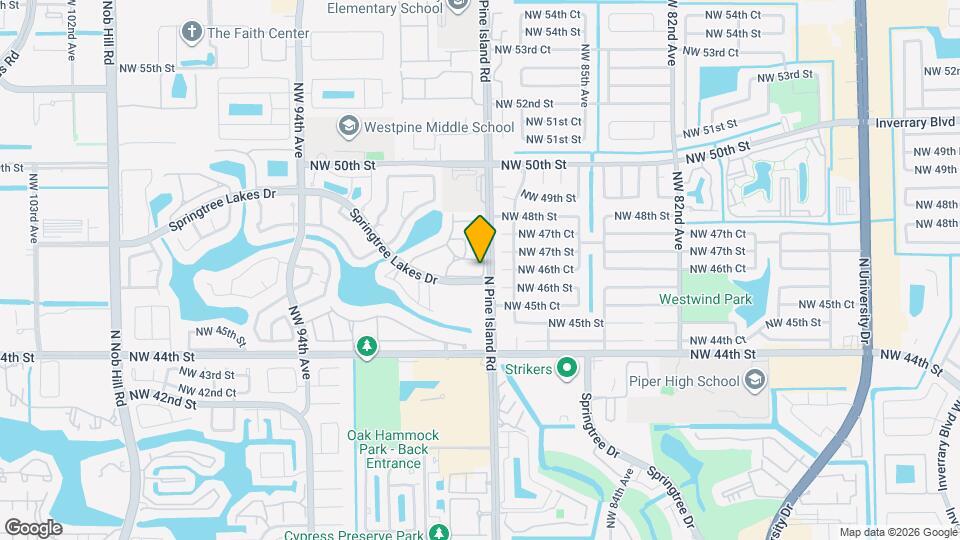 4621 NW 88th Ave Map and Location Details