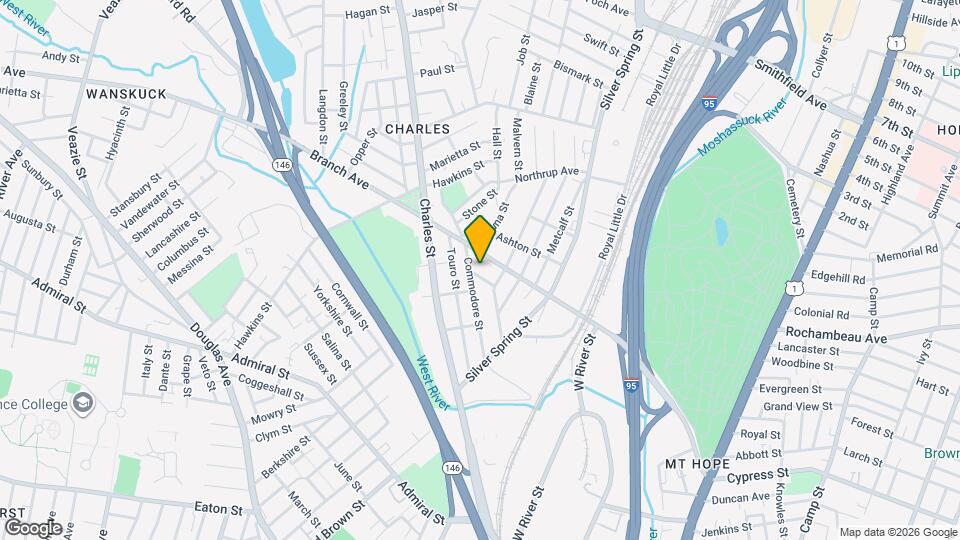 25 Denison St Map and Location Details