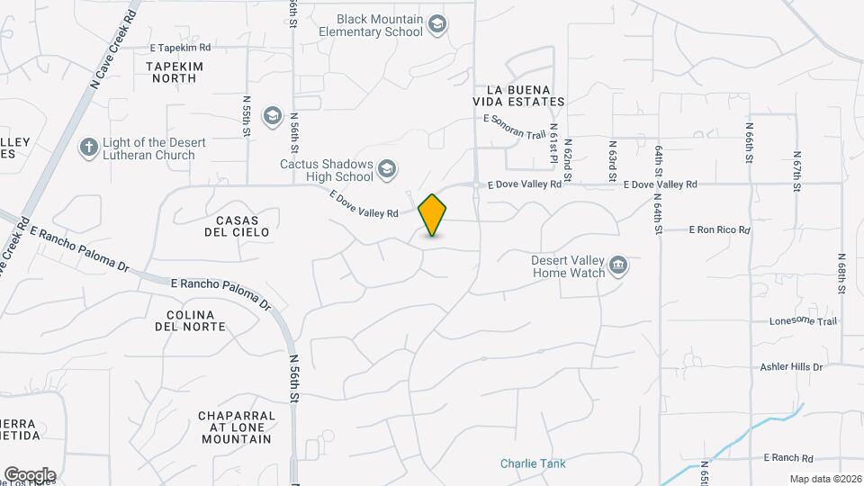 5908 E Bramble Berry Ln Map and Location Details