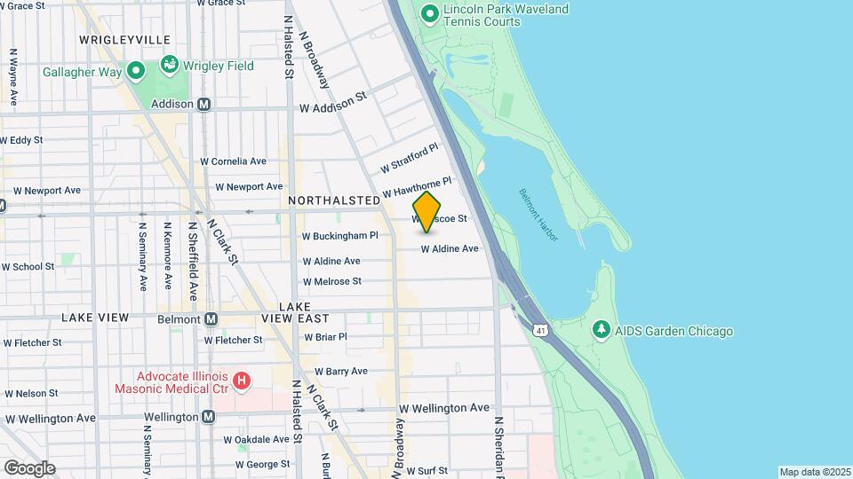 520 W. Aldine Ave. Mapa y Detalles de la Ubicación
