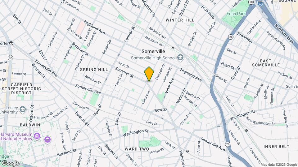 63 Summer St, Unit 2 Mapa y Detalles de la Ubicación