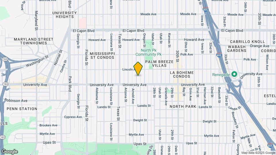 3943 Hamilton St Mapa y Detalles de la Ubicación