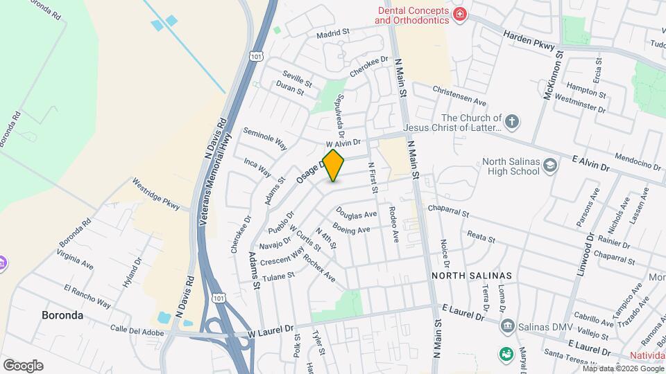 264 Navajo Dr Map and Location Details