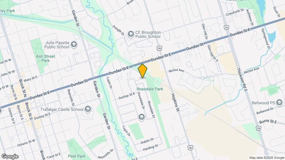 213 Rosedale Dr Map and Location Details