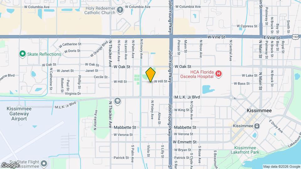 724 N Lincoln St Map and Location Details