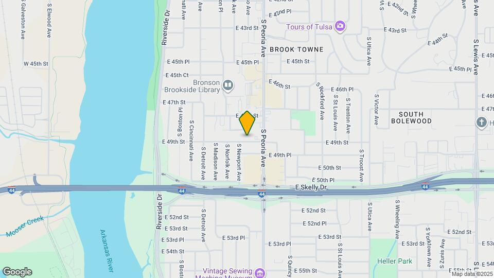 1135 E 49th St Map and Location Details