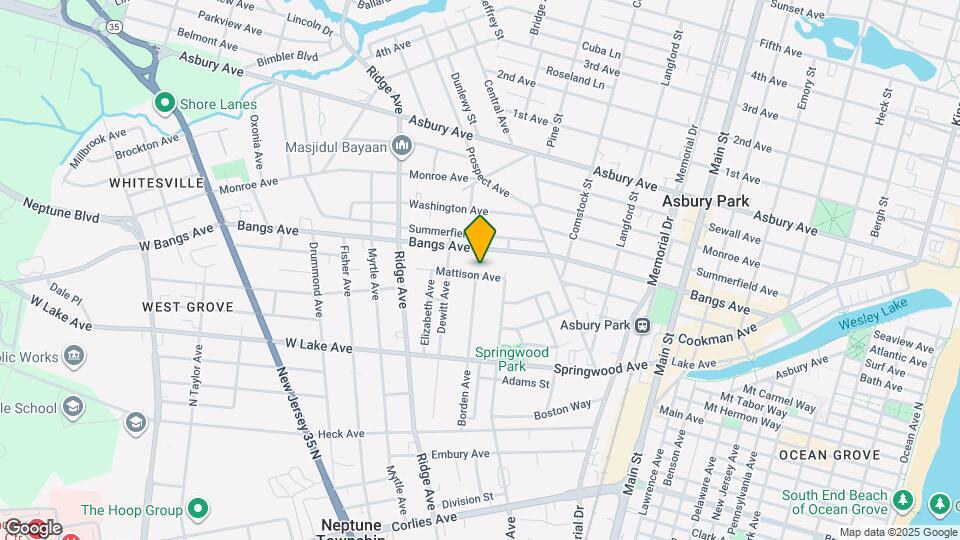 1219 Mattison Ave Map and Location Details